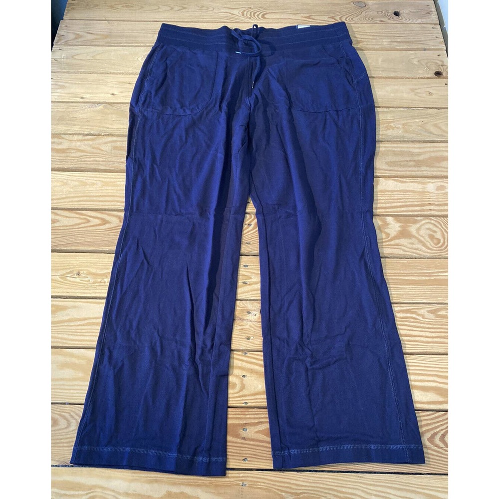 NWT Tek Gear Straight Leggings Size 2XL Women’s Navy Mid Rise MSRP $36